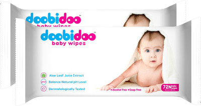

doobidoo Baby Wipes 72n - Combo of 2(2 Pieces)
