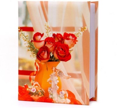 NATRAJ Slip in Photo Album With 0.6mm Thick Extra Clear PVC Film, 200 Pocket, (Photo Size Supported: 5'x7') Album(Photo Size Supported: 5X7)