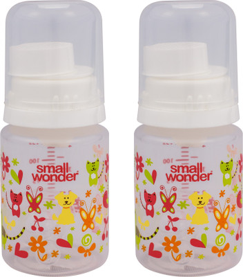 

Small Wonder Feeding Bottle 125 ml PP PURE_White Pack of 2 - 125 ml(White)