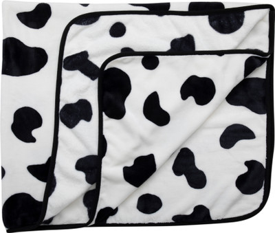 

LuvLap Printed  AC Blanket(Polyester, White & Black