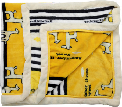 

LuvLap Printed  AC Blanket(Polyester, Yellow