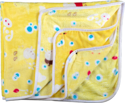 

LuvLap Printed  AC Blanket(Polyester, Yellow