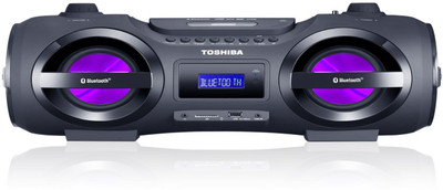 

Toshiba TY-CWU500 Wireless/Portable Bluetooth Top Loading CD Player Boombox USB SD & AUX Inputs Boom Box(Red)