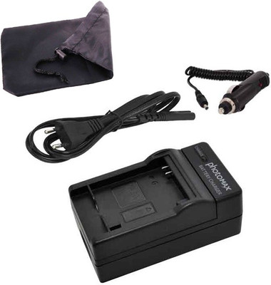 PhotoMax EN-EL1 Camera Battery Charger with EU Cable  Camera Battery Charger(Black)