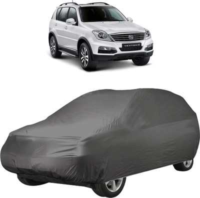 InayaAutoMotive Car Cover For Mahindra Rexton (Without Mirror Pockets)(Grey)