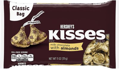 

Hershey's Kisses Milk Chocolate With Almonds Truffles(311 g)