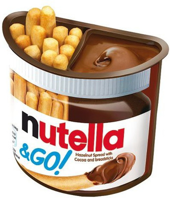 

Nutella Go Hazelnut Spread & Malted Bread sticks Brittles(Pack of 3, 144 g)