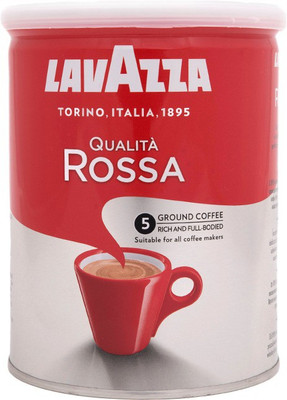 

lavazza QUALITA ROSSA COFFEE 250 GM CAN Roast & Ground Coffee 250 g