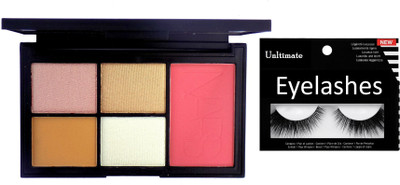 

Ultimate Eyelashes , Narsh 5 Shade Conceler Pallate(Set of 2)