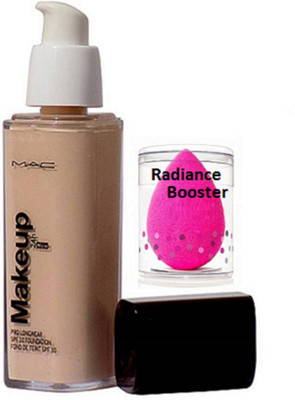 

radiance booster Sponge Puff & Makeup Pro Long Wear Foundation(Set of 2)