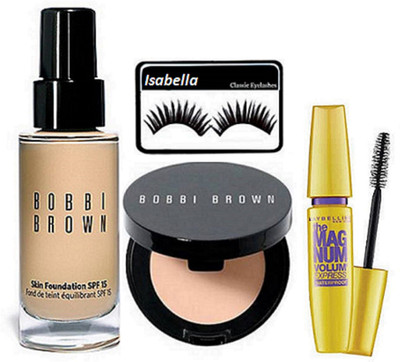 

ISABELLA Eyelashes & Skin Foundation & Corrector Concealer & The Magnum Mascara(Set of 4)
