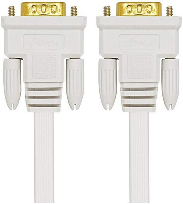 

SECURITY STORE VGA Cable (Male to Male) 5 Meter - Supports PC, Monitor, TV, LCD/LED, Plasma, Projector, TFT VGA Cable(Compatible with LAPTOP,COMPUTER,PC, White)