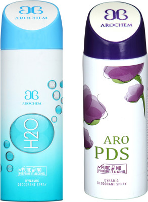 

AROCHEM h2o and aro pds combo Deodorant Spray - For Men & Women(200 ml, Pack of 2)