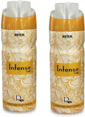 

Riya INTENCE GOLD Body Spray - For Men & Women(200 ml, Pack of 2)