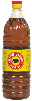 

Elephant Kacchi Ghani Mustard Oil Plastic Bottle(1 L)