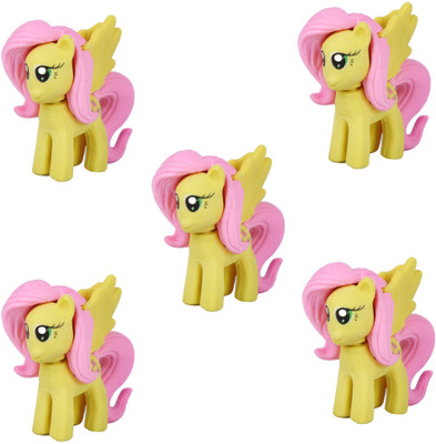 

AutoVHPR 5 Small Unicorn Shaped Yellow and Pink Eraser for School Children Non-Toxic Eraser(Multicolor)