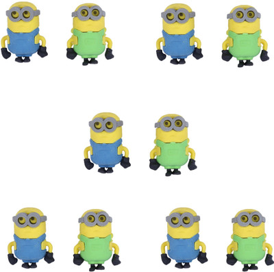 

AutoVHPR Set of 10 Despicable Me 2 Character Erasers Non-Toxic Eraser(Multicolor)