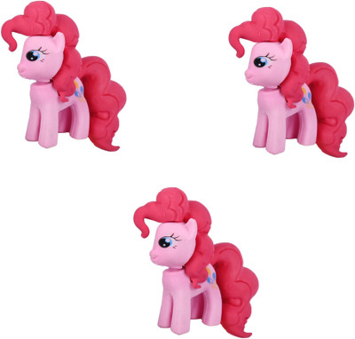 

AutoVHPR Set of 3 Small Unicorn Shaped Pink Red Eraser for School Children Non-Toxic Eraser(Multicolor)