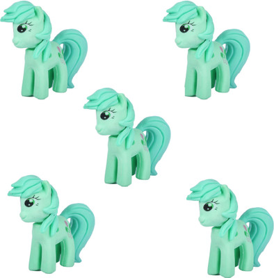 

AutoVHPR Set of 5 Small Unicorn Shaped Green Eraser for School Children Non-Toxic Eraser(Multicolor)