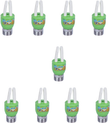 

AutoVHPR Set of 9 Green LED Bulb Shaped Eraser Cum Sharpener for School Children Non-Toxic Eraser(Multicolor)
