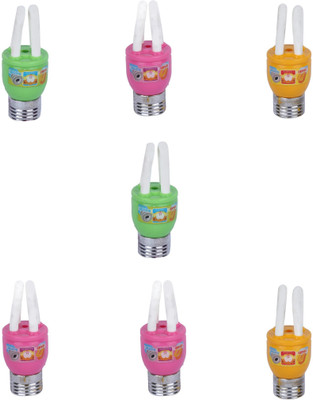 

AutoVHPR Set of 7 Mix Color Series 26 LED Bulb Shaped Eraser Cum Sharpener for School Children Non-Toxic Eraser(Multicolor)