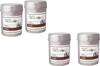 

khadi organique Fruit face pack - Pack of 4 (150 g)(150 g)
