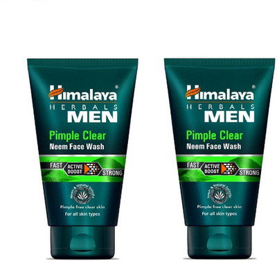 

Himalaya FACE WASH Men Pimple Clear Neem 100g PACK OF 2 Face Wash(200 g)