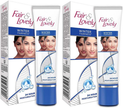 

Fair & Lovely Winter Fairness Cream 24 Hour Moisturisation 80g x 2(160 g)