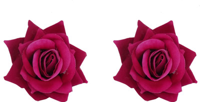 

Confidence Hair Clips Hair Pins Flower Hair Clip Hair Accessory for Women and Girls Hair Accessory Set(Red)