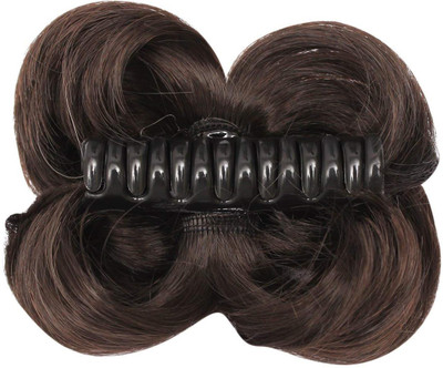 

NERR ™ hair Clutcher Juda Set for Wedding & Parties Bun(Black)
