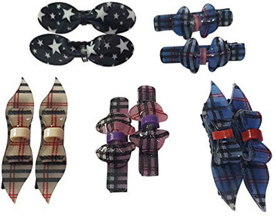 

Fashion closet Check design hair clip Hair Clip(Multicolor)