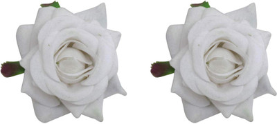 

Fully Flower Wedding Hair Clip For Woman And Girl, Hair Clip For Daily And Casual Use, Hair Accessories, White, Pack Of 1 Hair Clip(White)