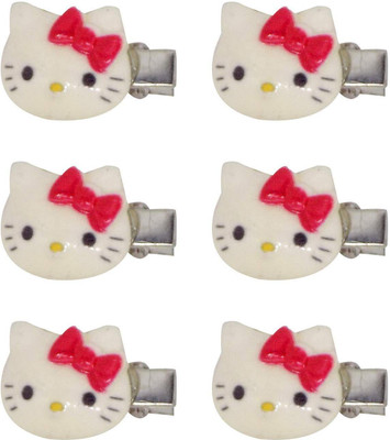 

Bueno Set Of 6 Baby's Hair Clips Hair Accessory Set(Multicolor)