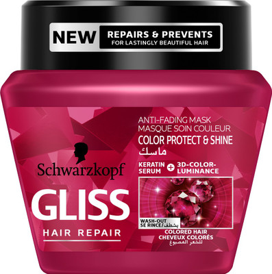 

Schwarzkopf Gliss Hair Repair Color Protect & Shine Anti-Fading Mask(300 ml)