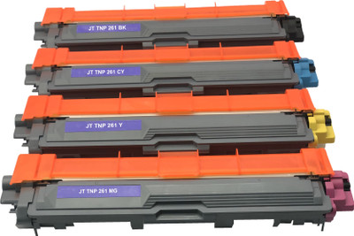 

JET TONER TN 261 (C/Y/M/BK) TONER UNIT COMPATIBLE FOR USE IN HL 3140CW, HL 3150CDN, HL 3150CDW, HL 3170CDW, MFC 9130CW, MFC 9140DN, MFC 9330CDW, MFC 9340CDW Multi Color Ink Toner(Yellow, Cyan, Magenta, Black)