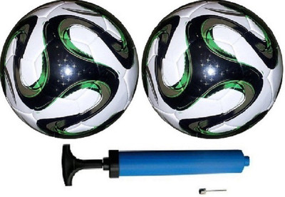 

skyward Brazuca Rio football With 1 Air Pump And Needle Football Kit