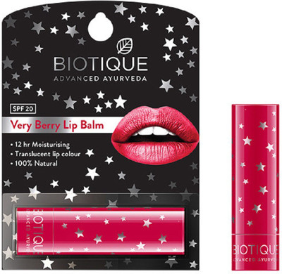 

BIOTIQUE BIO VERY BERRY SOOTHING & DEEP NOURISHING LIP BALM WITH SPF 20, 4G (PACK OF 2) BERRY(Pack of: 2, 8 g)