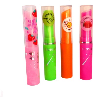 Pink Magic Combo Magic Lipstick of 4 flavours(Multicolor, 3.9 g)