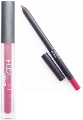 

Huda Beauty Liquid Matte Lipstick With Lip Contour(VENUS)