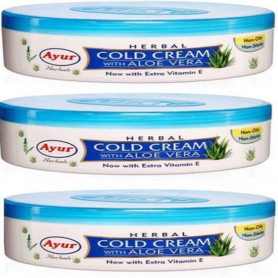 

Ayur Herbal Cold Cream 100 Ml Pack of 3(300 ml)