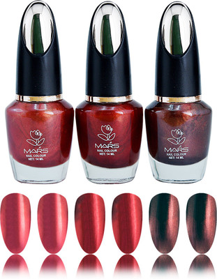 

Mars Pearl Forest Nail Polish Pearl-1(Pack of 3)
