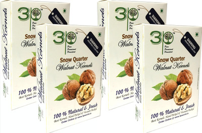 

3P Light Kashmiri Akhrot/ dryfruit/ without shell/ walnut kernels-250 gm Walnuts(250 g, Vacuum Pack)
