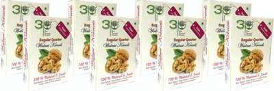 

3P Regular Quarter Kashmiri Akhrot/ dryfruit/ without shell/ walnut kernels-2000 gm Walnuts(2000 g, Vacuum Pack)