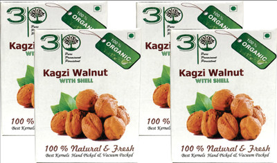 

3P Kashmiri Inshell/ Shelled / With Shell/ Dry Fruit/ Akhrot/ Walnut-2000 gm Walnuts(2000 g, Vacuum Pack)