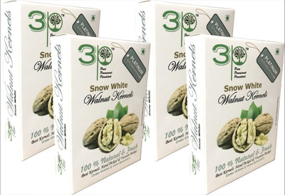 

3P Extra Light Kashmiri Akhrot/ dryfruit/without shell/walnut kernels Walnuts(1000 g, Vacuum Pack)