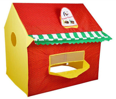 

jk int Red Food Plastic Tent House(Multicolor)