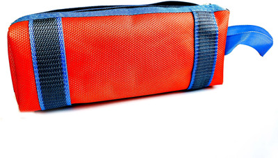 

ShopTop PN27Z Zip Art Polyester Pencil Box(Set of 1, Orange)