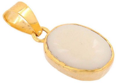 Jaipur Gemstone Opal Pendant With Natural Opal Stone Gold-plated Opal Stone
