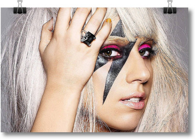 

Akhuratha Lady Gaga Fine Quality Wall Poster Paper Print(12 inch X 18 inch, Rolled)