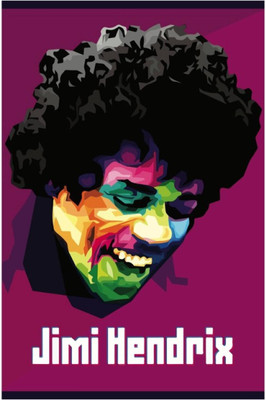 

Akhuratha Jimi Hendrix Fine Quality Wall Poster Paper Print(12 inch X 18 inch, Rolled)